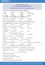 Đề thi học kì 2 Tiếng Anh 6 English Discovery - Đề số 4